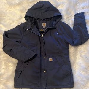 Super cute blue Carhart full swing ladies size small 4-6 coat